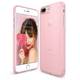 Ringke Slim Frost iPhone 7 Plus Black 4 Tarafı Saran Tam Koruma İnce Buzlu Şeffaf Kılıf