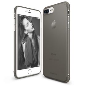 Ringke Slim Frost iPhone 7 Plus Black 4 Tarafı Saran Tam Koruma İnce Buzlu Şeffaf Kılıf