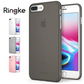Ringke Slim Frost iPhone 7 Plus Black 4 Tarafı Saran Tam Koruma İnce Buzlu Şeffaf Kılıf