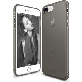 Ringke Slim Frost iPhone 7 Plus Black 4 Tarafı Saran Tam Koruma İnce Buzlu Şeffaf Kılıf