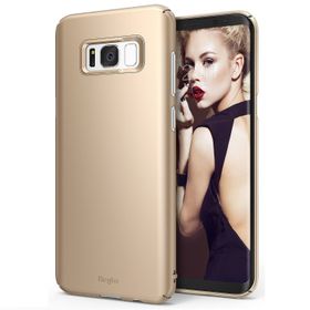 Ringke Slim Galaxy S8 Royal Gold 4 Tarafı Saran İnçe Şık Tasarım Kılıf