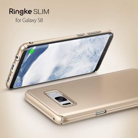 Ringke Slim Galaxy S8 Royal Gold 4 Tarafı Saran İnçe Şık Tasarım Kılıf