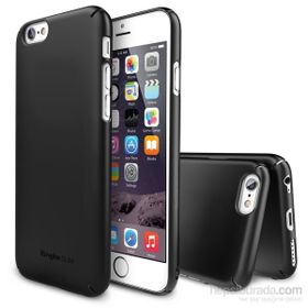 Ringke Slim iPhone 6s Plus- 6 Plus SF Black 4 Tarafı Saran İnce Şık Tasarım Kılıf