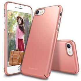 Ringke Slim iPhone 7-8 Rose Gold 4 Tarafı Saran Tam Koruma İnce Şık Tasarım Kılıf