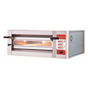 Rinnova E4301A 4x30 cm Pizza Kapasiteli Manuel Elektrikli Pizza Fırını