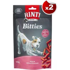 Rinti Bitties Havuç ve Ispanak 100 gr Köpek Ödülü