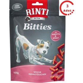 Rinti Bitties Havuç ve Ispanak 3x100 gr Köpek Ödülü