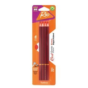 Rio 4'lü Kırmızı Kopya Kalemi
