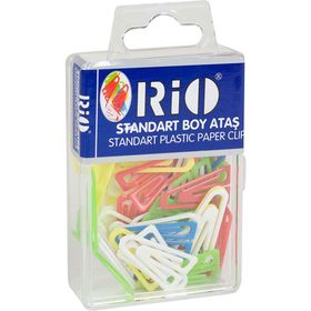 Rio 602 Orta Boy Plastik Renkli Ataş