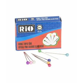 Rio Renkli Başlı Toplu İğne