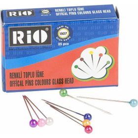 Rio Renkli Başlı Toplu İğne