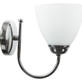 Riolight Krom Tekli Opal Camlı Aplik