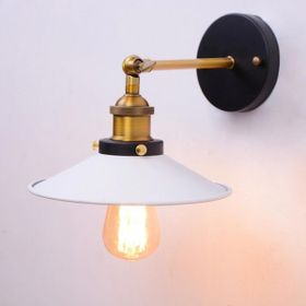 Riolight Retro Mafsallı Hareketli Başlık Metal Çap 22 cm Şapka Aplik