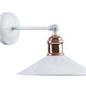 Riolight Retro Mafsallı Hareketli Başlık Metal Çap 22 cm Şapka Aplik