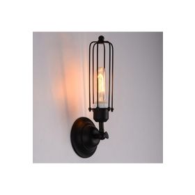 Riolight Retro Siyah Metal Kafes Aplik
