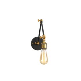 Riolight Retro Siyah Üç Mafsallı Metal Aplik