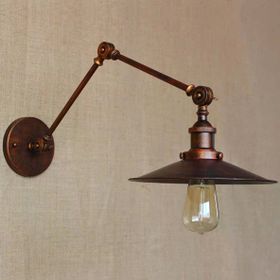Riolight RIO000019 Bakır Retro Mafsallı Hareketli Aplik