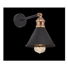 Riolight RIO0001001 Retro Bakır Mafsallı Harekeli Başlık Metal Aplik