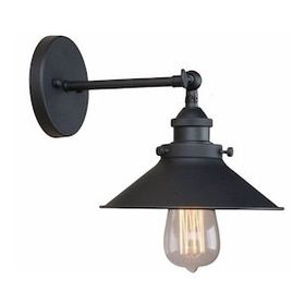 Riolight RIO0001011 Retro Hareketli Başlık Metal Rustik Şapka 22 cm Aplik