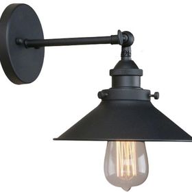 Riolight RIO0001011 Retro Hareketli Başlık Metal Rustik Şapka 22 cm Aplik