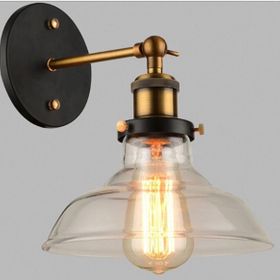 Riolight RIO000125 Mafsallı Bal Camlı Çap 23 cm Aplik
