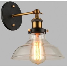 Riolight RIO000125 Mafsallı Bal Camlı Çap 23 cm Aplik