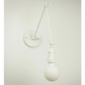 Riolight RIO000150 Mafsallı Beyaz Metal Aplik