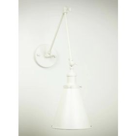 Riolight RIO000150 Mafsallı Beyaz Metal Aplik