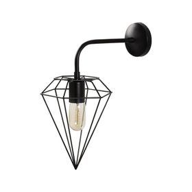 Riolight RIO000556 Retro Pramit Siyah Metal Aplik