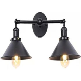Riolight RIO000636 Retro İkili Siyah Başlık Aplik