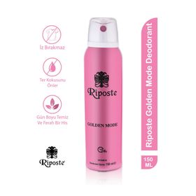 Riposte Golden Mode 150 ml Kadın Sprey Deodorant