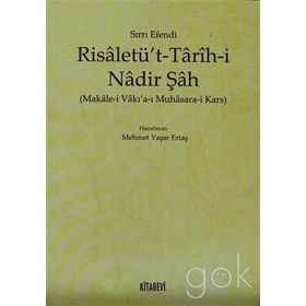 Risaletü’t - Tarih-i Nadir Şah - Sırrı Efendi