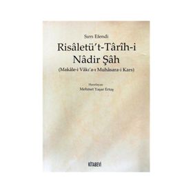 Risaletü’t - Tarih-i Nadir Şah - Sırrı Efendi