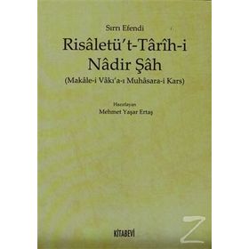 Risaletü’t - Tarih-i Nadir Şah - Sırrı Efendi