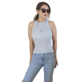 Ritnice 1153 Premium Doku Gri Fitilli Pamuklu Kadın Atlet