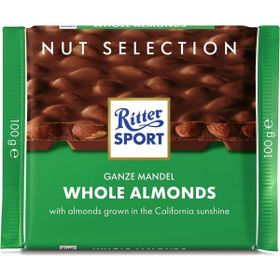 Ritter Sport 100 gr Bütün Bademli Sütlü Çikolata