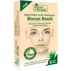 Rituel De Beaute 6'lı Siyah Nokta Ve Kir Temizleyici Burun Bandı