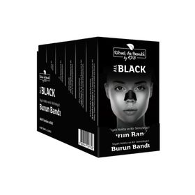 Rituel De Beaute Aktif Karbon 6'lı Siyah Nokta Temizleyici Burun Bandı