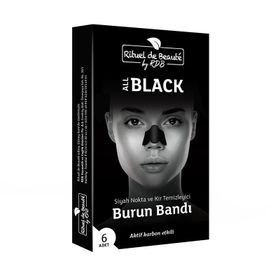 Rituel De Beaute Aktif Karbon 6'lı Siyah Nokta Temizleyici Burun Bandı