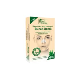 Rituel De Beaute Aktif Karbon 6'lı Siyah Nokta Temizleyici Burun Bandı