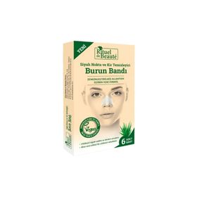 Rituel De Beaute Aktif Karbon 6'lı Siyah Nokta Temizleyici Burun Bandı