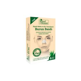 Rituel De Beaute Aktif Karbon 6'lı Siyah Nokta Temizleyici Burun Bandı