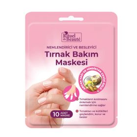 Rituel De Beaute Nemlendirici ve Besleyici 10'lu Tırnak Bakım Maskesi
