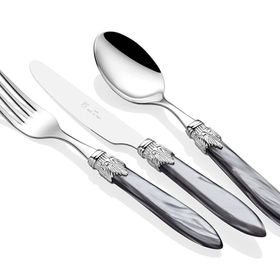 Rivadossi Sandro Laura Chrome Gri 75 Parça Çatal Bıçak Seti