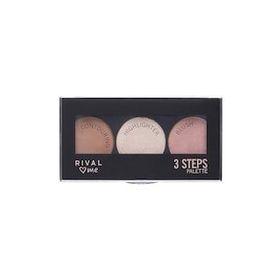 Rival Loves Me 3 Steps 10 gr Kontur Highlighter Blush 3 İn 1 Set