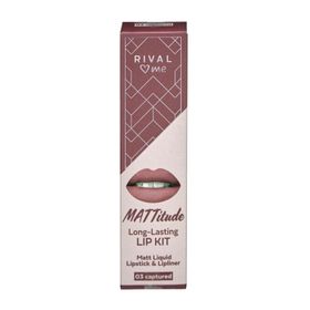 Rival Loves Me Kit No:03 Mattitude Captured 2'li Likit Mat Ruj