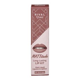 Rival Loves Me Kit No:05 Mattitude Desirable 2'li Likit Mat Ruj