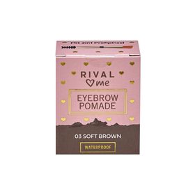Rival Loves Me Suya Dayanıklı No:03 Soft Kahve Kaş Pomadı