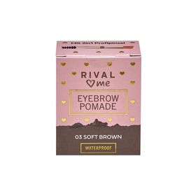 Rival Loves Me Suya Dayanıklı No:03 Soft Kahve Kaş Pomadı
