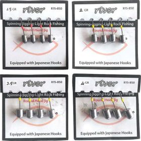River Hunter 4'lü Head - 4 gr Jig